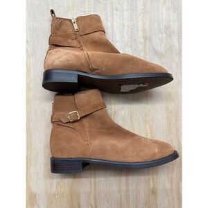 NEW Sam Edelman Women's Size 9 Saddle Brown Nolynn Buckle Booties Boot
